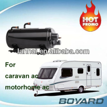 Pièces de caravane RV Motorhome toit monté horizontal compresseur pour système de climatiseur de véhicule spécial